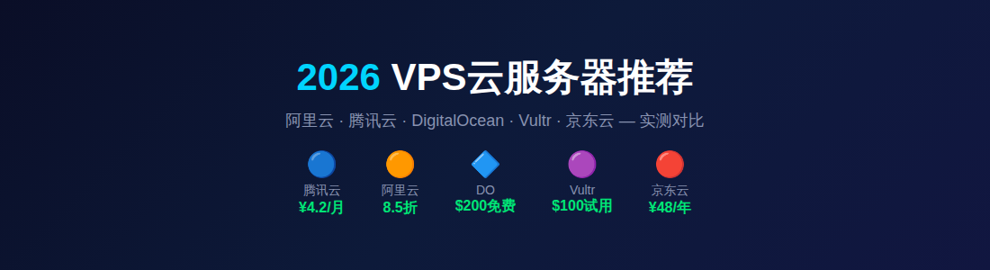2026 VPS云服务器推荐
